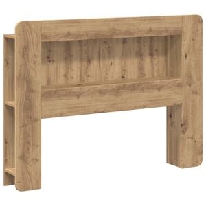 vidaXL Cabecero con armario Roble Artesanal Madera de ingenier&iacute;a