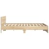 vidaXL Estructura de cama Sonoma 152 x 203 cm Madera de ingenier&iacute;a
