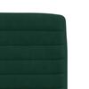 vidaXL Sillas de comedor 2 unidades terciopelo verde oscuro