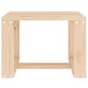vidaXL Mesa auxiliar de jardín madera maciza de pino 40x38x28,5 cm