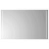 vidaXL Espejo de ba&ntilde;o LED Transparente 80 x 50 cm vidrio templado
