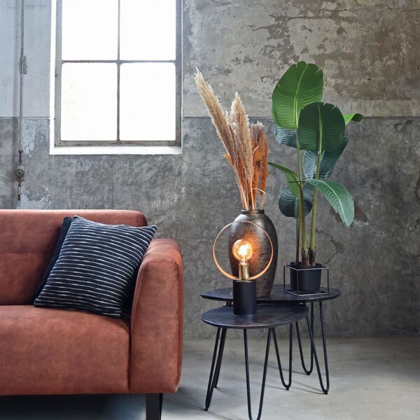 LABEL51 Juego de mesas de centro Frisk 2 unidades negro