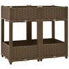 vidaXL Arriate 80x40x71 cm polipropileno