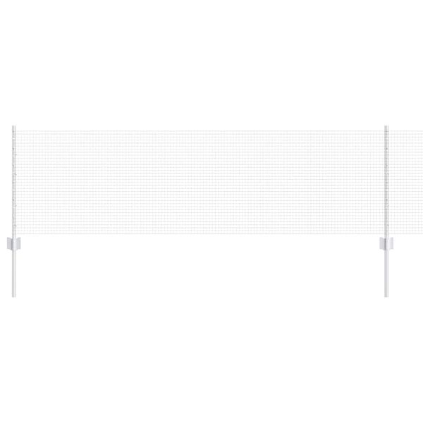 vidaXL Valla con Poste Plateado 0,6 x 10 m Acero