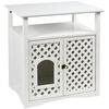 Kerbl Mueble arenero para gatos Helena 64x46x65 cm blanco 82662