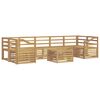 vidaXL Conjunto de sof&aacute;s de exterior 8 pcs Blanco