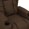 vidaXL Sill&oacute;n elevable tela marr&oacute;n