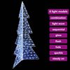 vidaXL &Aacute;rbol de Navidad con 240 LED Fr&iacute;o 180 cm Acr&iacute;lico