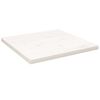 vidaXL Tablero de mesa cuadrado madera maciza pino blanco 50x50x2,5 cm