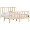 vidaXL Estructura de cama madera maciza 120x200 cm