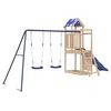 vidaXL Parque infantil de exterior de madera maciza de pino