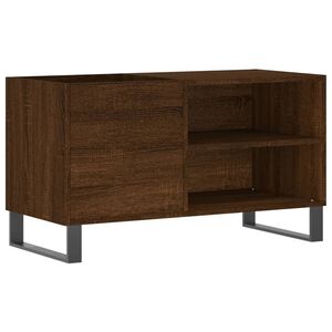 vidaXL Mueble de discos madera de ingeniería marrón roble 85x38x48 cm