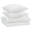 vidaXL Edred&oacute;n con almohada 3 pcs Microfibra