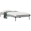 vidaXL Estructura cama madera ingenier&iacute;a metal gris Sonoma 90x190 cm