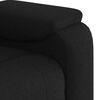 vidaXL Sill&oacute;n reclinable de masaje de tela negro