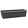 vidaXL Cajas de flores para palets Euro 24 uds. Gris Polipropileno