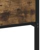 vidaXL Estructura de cama sin colch&oacute;n madera roble ahumado 90x190 cm