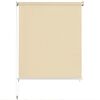 vidaXL Persiana enrollable de exterior 220x230 cm crema