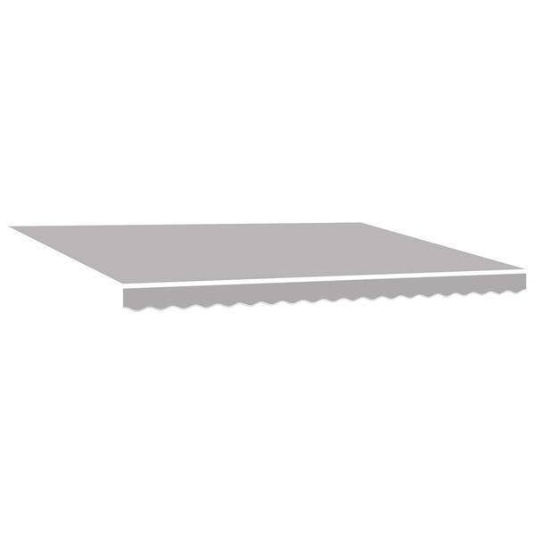 vidaXL Toldo Manual Gris claro 4,5 x 3 m Poliester y metal