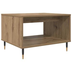 vidaXL Mesa de Caf&eacute; Roble artisan 60 x 50 x 40 cm Madera de ingenier&iacute;a