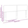 vidaXL Cabecero Roble Sonoma 180 cm Madera contrachapada
