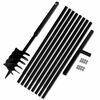 vidaXL Taladro De Tierra Con Mango 180 mm Con Tubo De Extensi&oacute;n 9 M Acero