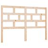 vidaXL Cabecero de cama madera maciza de pino 141x4x100 cm