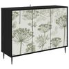 vidaXL Aparador GOTHA Roble Negro 102 x 33 x 76 cm