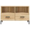 vidaXL Mueble para TV madera contrachapada roble ahumado 80x36x50 cm