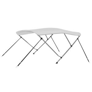 vidaXL Toldo Bimini de 3 arcos blanco 183x160x137 cm