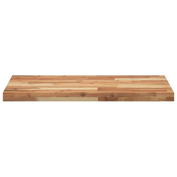 vidaXL Encimera tocador ba&ntilde;o madera acacia acabado aceite 120x50x4 cm
