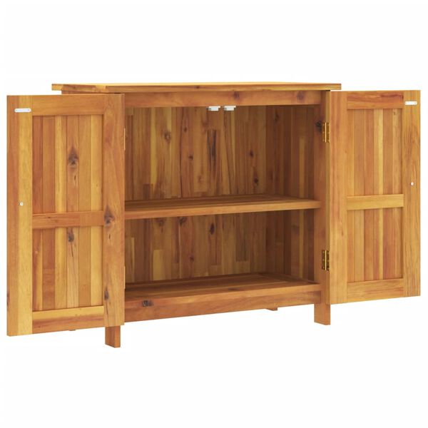 vidaXL Armario de jard&iacute;n madera maciza de acacia 75x35x70 cm
