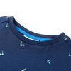 Camiseta infantil azul oscuro 140