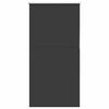 vidaXL Estor Enrollable Opaco negro 65x150 cm Tela Ancho 60,7 cm