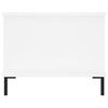 vidaXL Mesa de centro madera contrachapada blanco 90x50x40 cm