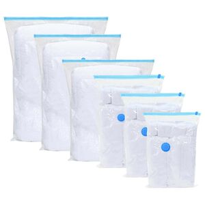 vidaXL Bolsas de almacenamiento 5 pcs Transparente y Azul 70 x 50 cm