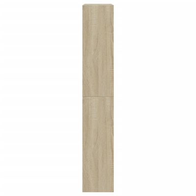 vidaXL Zapatero de madera de ingeniería roble Sonoma 60x21x125,5 cm