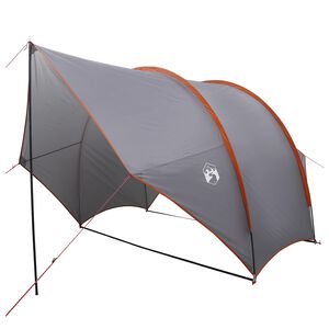 vidaXL Toldo Trasero Resistente al Agua Gris y naranja