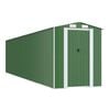 vidaXL Cobertizo de jard&iacute;n acero galvanizado verde 192x855x223 cm