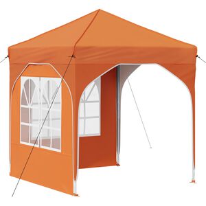 vidaXL Carpa Plegable para Fiestas 192 x 192 x 245 cm Naranja