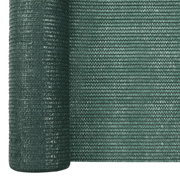 vidaXL Red de privacidad HDPE verde 3,6x10 m 75 g/m&sup2;