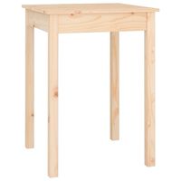 vidaXL Mesa de comedor madera maciza de pino 55x55x75 cm