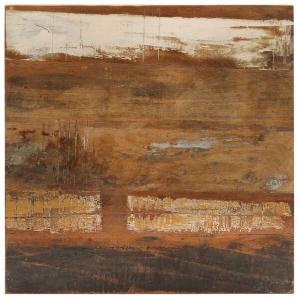 vidaXL Mesa de bistr&oacute; cuadrada madera maciza reciclada 60x60x110 cm