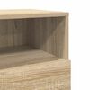 vidaXL Mesitas de noche 2 uds con 2 cajones roble sonoma 36x36x68 cm