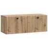 vidaXL Mueble para TV de pared 78,5 x 31 x 30 cm Roble artisan