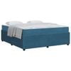vidaXL Estructura de cama Azul 180 x 200 cm tela