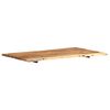 vidaXL Superficie de mesa de madera maciza de acacia 100x(50-60)x2,5 cm