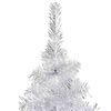 vidaXL Árbol de Navidad preiluminado con luces y bolas plateado 120 cm