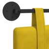 vidaXL Cabecera Colgante Amarillo 100 x 55 x 5 cm Terciopelo
