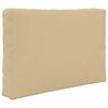 vidaXL Coj&iacute;n para sof&aacute; de exterior 2 pcs Beige Poli&eacute;ster